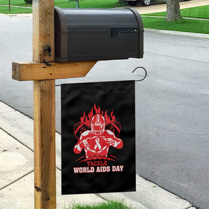 AIDS Awareness Garden Flag Ribbon HIV Tackle Football Gift TS12 Print Your Wear