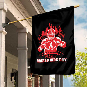 AIDS Awareness Garden Flag Ribbon HIV Tackle Football Gift TS12 Print Your Wear