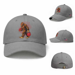 Funny Bigfoot Football Baseball Cap Support HIV Awareness Gift TS12 Baseball Cap Universal Fit Sport Gray Print Your Wear