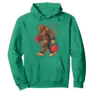 Funny Bigfoot Football Hoodie Support HIV Awareness Gift TS12 Irish Green Print Your Wear