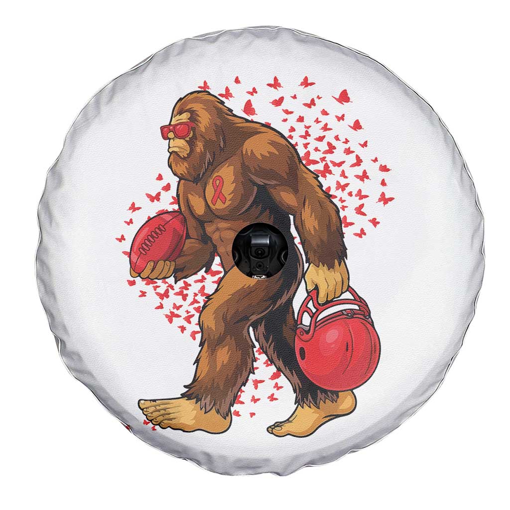 Funny Bigfoot Football Spare Tire Cover Support HIV Awareness Gift TS12 Print Your Wear