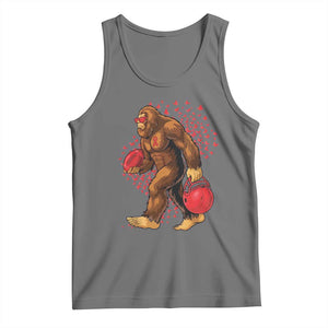 Funny Bigfoot Football Tank Top Support HIV Awareness Gift TS12 Black Heather Print Your Wear