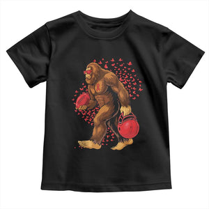 Funny Bigfoot Football Toddler T Shirt Support HIV Awareness Gift TS12 Black Print Your Wear