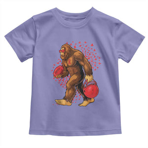 Funny Bigfoot Football Toddler T Shirt Support HIV Awareness Gift TS12 Violet Print Your Wear