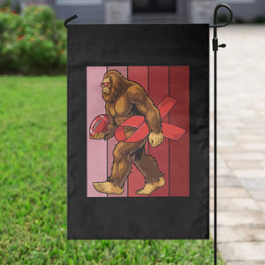 Funny Bigfoot Football HIV Awareness Garden Flag Red Ribbon Retro Vintage Style Gift TS12 Print Your Wear