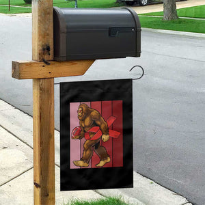 Funny Bigfoot Football HIV Awareness Garden Flag Red Ribbon Retro Vintage Style Gift TS12 Print Your Wear