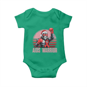 Christmas Santa Bigfoot HIV Awareness Baby Onesie Retro Vintage Style Gift TS12 Irish Green Print Your Wear