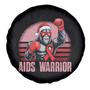 Christmas Santa Bigfoot HIV Awareness Spare Tire Cover Retro Vintage Style Gift TS12 Print Your Wear