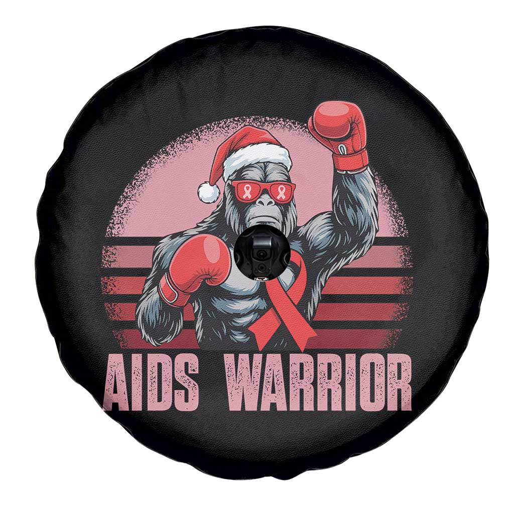 Christmas Santa Bigfoot HIV Awareness Spare Tire Cover Retro Vintage Style Gift TS12 Print Your Wear