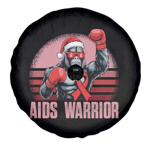 Christmas Santa Bigfoot HIV Awareness Spare Tire Cover Retro Vintage Style Gift TS12 Print Your Wear
