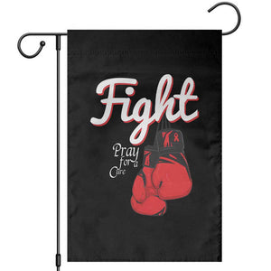 Fight Pray For A Cure Garden Flag Red Ribbon HIV Awareness Boxing Gift TS12 Black Print Your Wear
