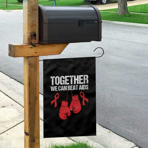 Together We Can Beat AIDS Garden Flag Boxing HIV Awareness Gift TS12 Print Your Wear