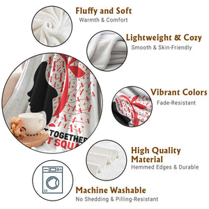 We Fight Together Support Squad Throw Blanket HIV Awareness Dragonfly Gift TS12 Print Your Wear