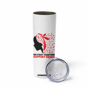 We Fight Together Support Squad Skinny Tumbler HIV Awareness Dragonfly Gift TS12 Print Your Wear