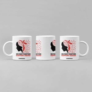 We Fight Together Support Squad Coffee Mug HIV Awareness Dragonfly Gift TS12 Print Your Wear