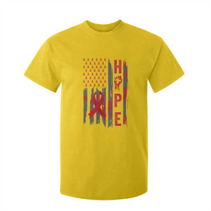 American Flag Hope HIV Awareness T Shirt For Kid World AIDS Day Gift TS12 Daisy Print Your Wear