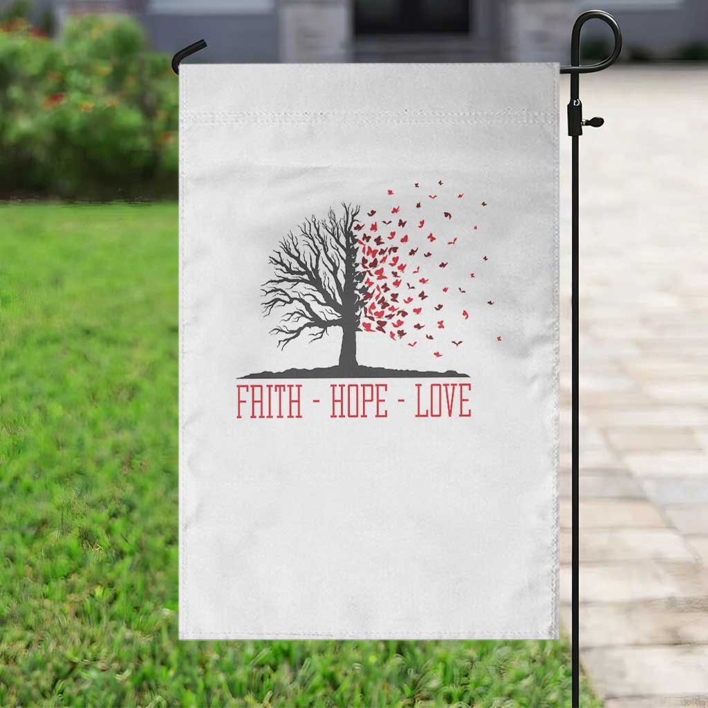 World AIDS Day Awareness Gift Garden Flag Faith Hope Love TS12 Print Your Wear