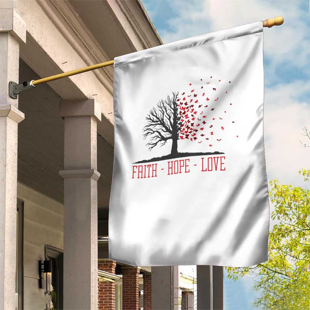 World AIDS Day Awareness Gift Garden Flag Faith Hope Love TS12 Print Your Wear