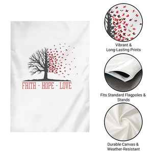 World AIDS Day Awareness Gift Garden Flag Faith Hope Love TS12 Print Your Wear