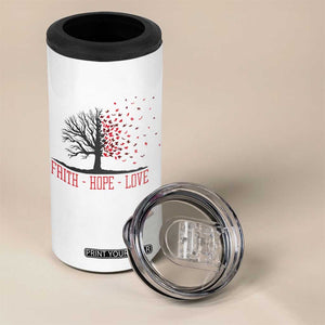 World AIDS Day Awareness Gift 4 in 1 Can Cooler Tumbler Faith Hope Love TS12 Print Your Wear