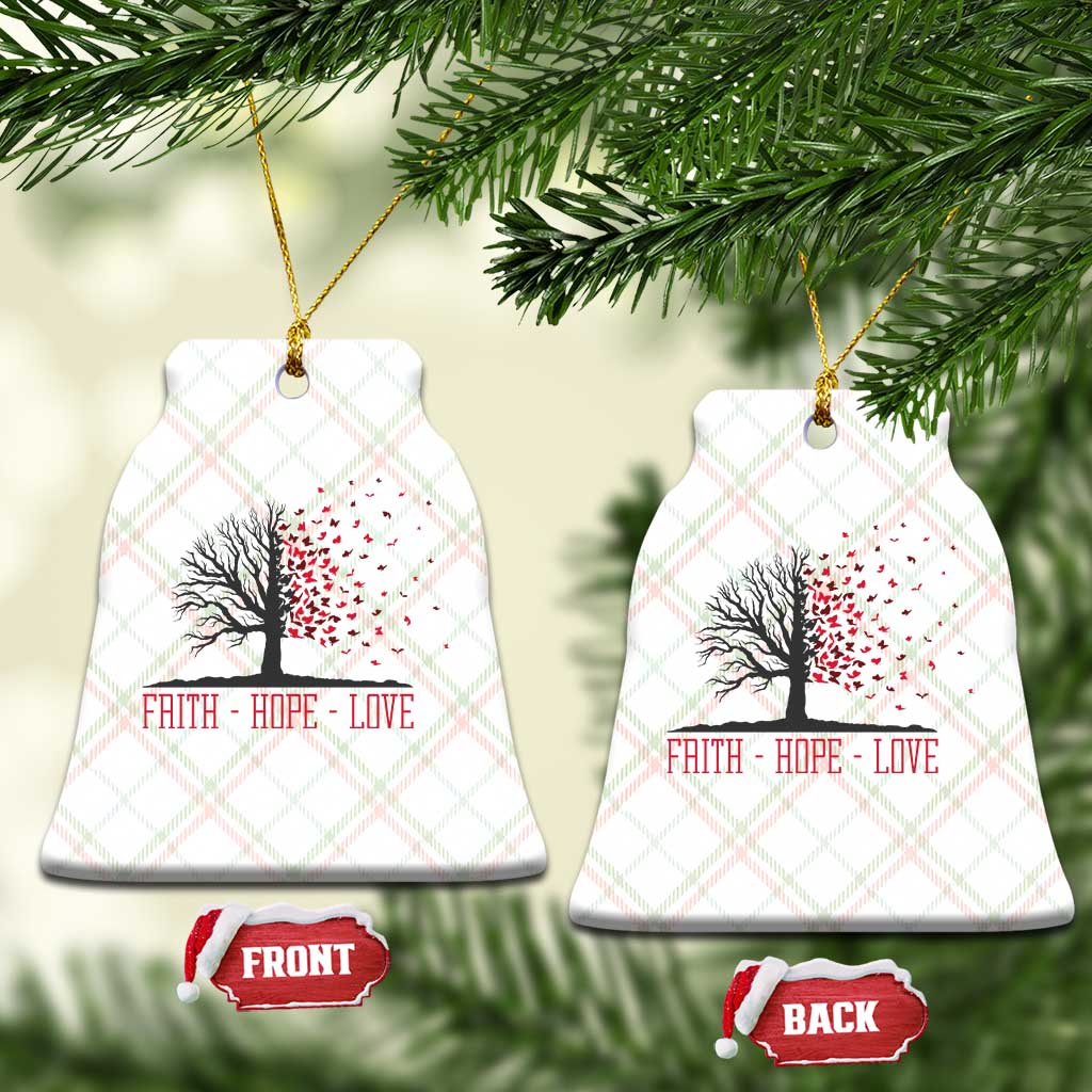 World AIDS Day Awareness Gift Ceramic Ornament Faith Hope Love TS12 Print Your Wear