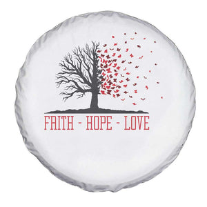 World AIDS Day Awareness Gift Spare Tire Cover Faith Hope Love TS12 Print Your Wear