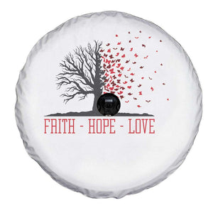 World AIDS Day Awareness Gift Spare Tire Cover Faith Hope Love TS12 Print Your Wear