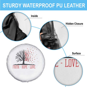 World AIDS Day Awareness Gift Spare Tire Cover Faith Hope Love TS12 Print Your Wear