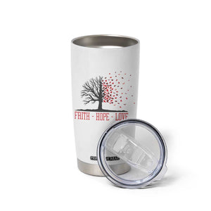 World AIDS Day Awareness Gift Tumbler Cup Faith Hope Love TS12 Print Your Wear