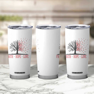 World AIDS Day Awareness Gift Tumbler Cup Faith Hope Love TS12 Print Your Wear