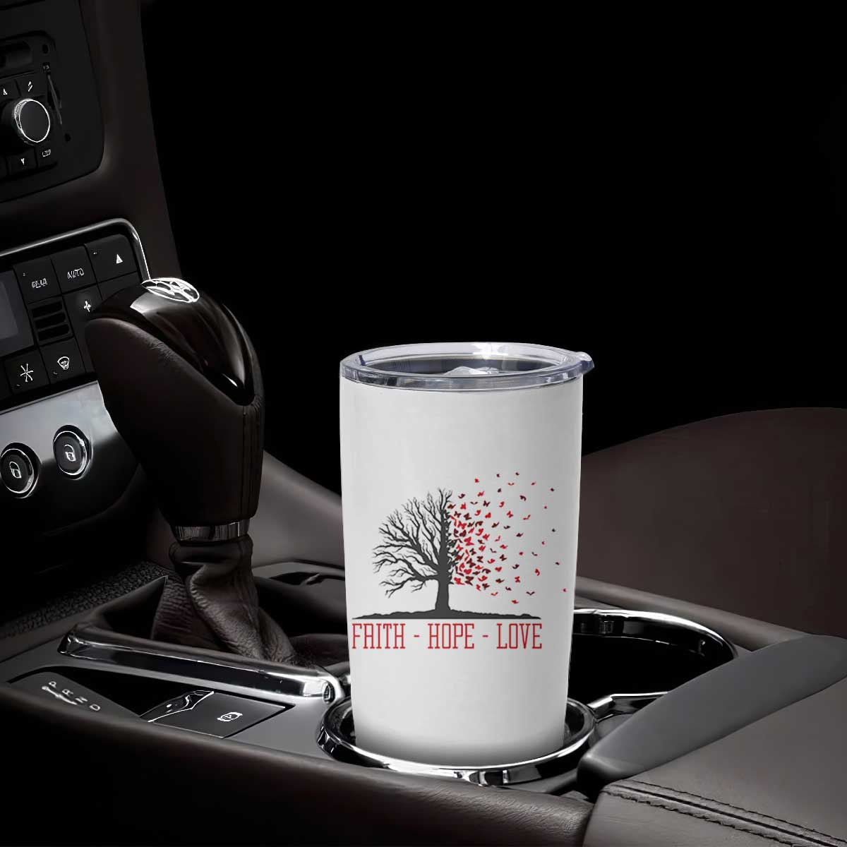 World AIDS Day Awareness Gift Tumbler Cup Faith Hope Love TS12 Print Your Wear