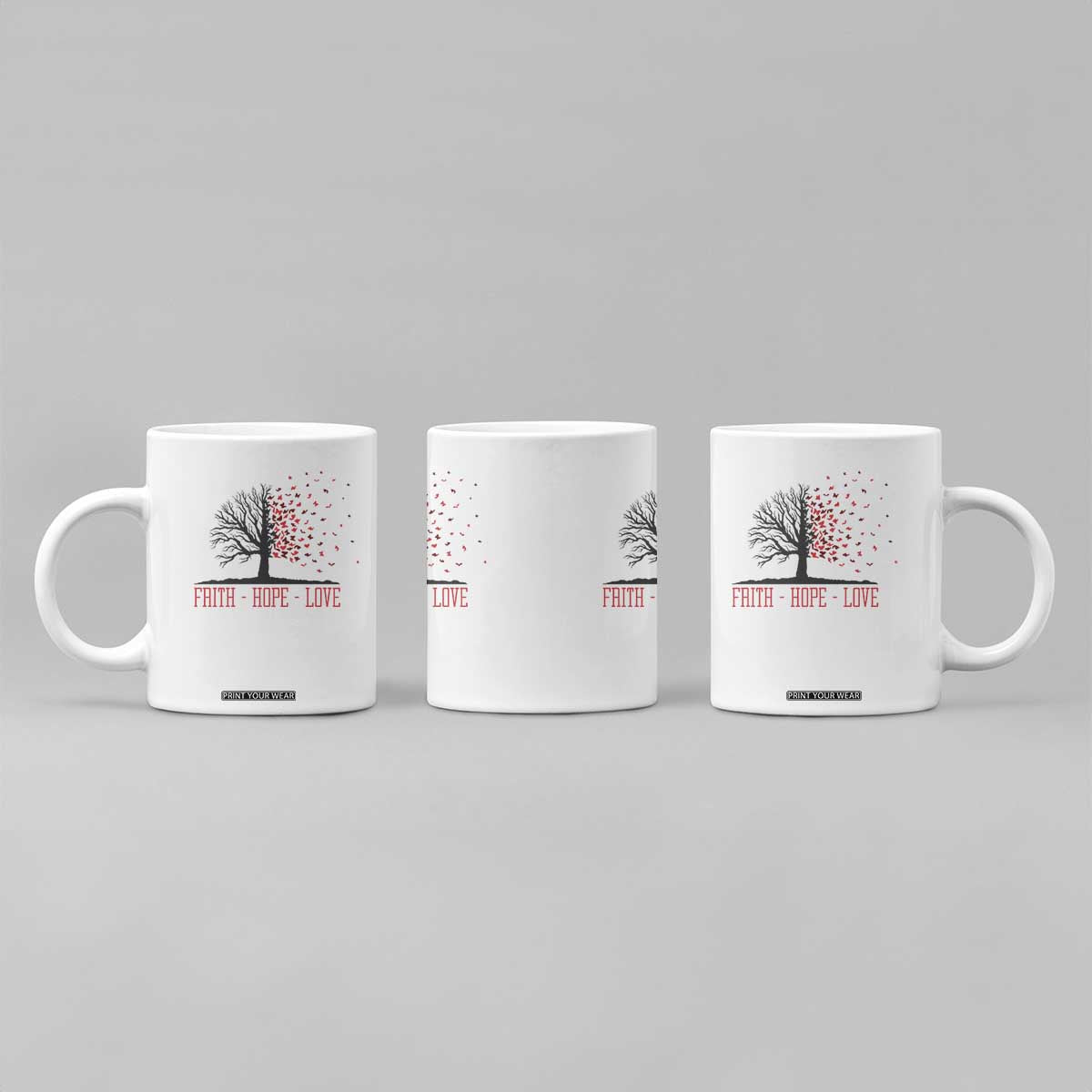 World AIDS Day Awareness Gift Coffee Mug Faith Hope Love TS12 Print Your Wear