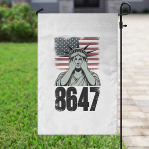 8647 Statue Of Liberty Garden Flag Political Satire Protest Poster Graphic TS12 Print Your Wear
