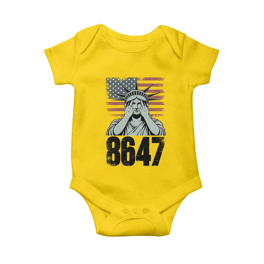 8647 Statue Of Liberty Baby Onesie Political Satire Protest Poster Graphic TS12 Daisy Print Your Wear