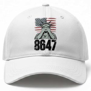 8647 Statue Of Liberty Baseball Cap Political Satire Protest Poster Graphic TS12 Print Your Wear