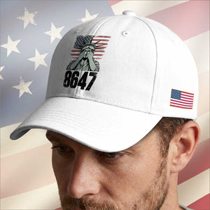 8647 Statue Of Liberty Baseball Cap Political Satire Protest Poster Graphic TS12 Print Your Wear