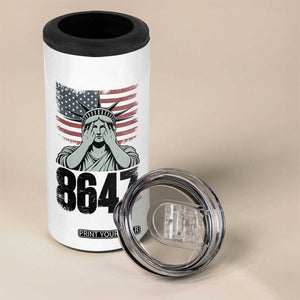 8647 Statue Of Liberty 4 in 1 Can Cooler Tumbler Political Satire Protest Poster Graphic TS12 Print Your Wear