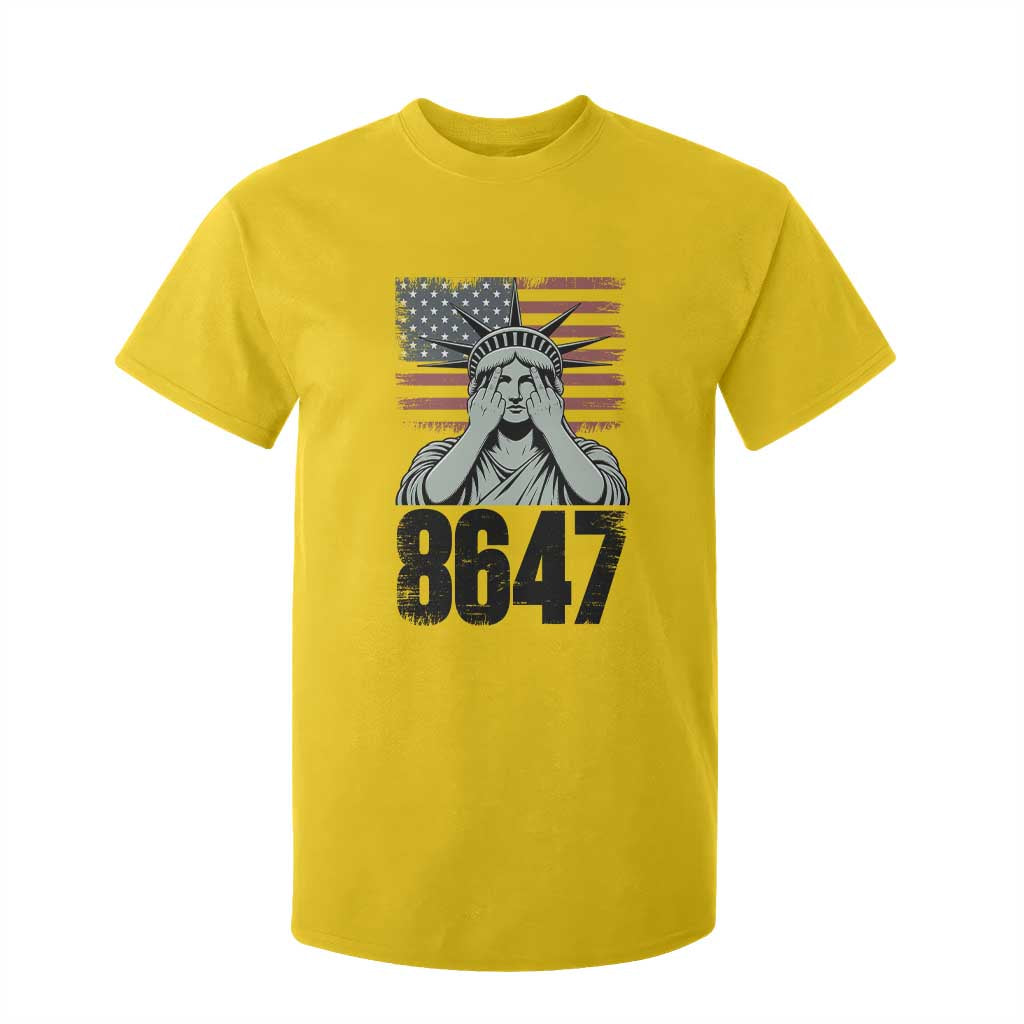8647 Statue Of Liberty T Shirt For Kid Political Satire Protest Poster Graphic TS12 Daisy Print Your Wear