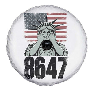 8647 Statue Of Liberty Spare Tire Cover Political Satire Protest Poster Graphic TS12 Print Your Wear