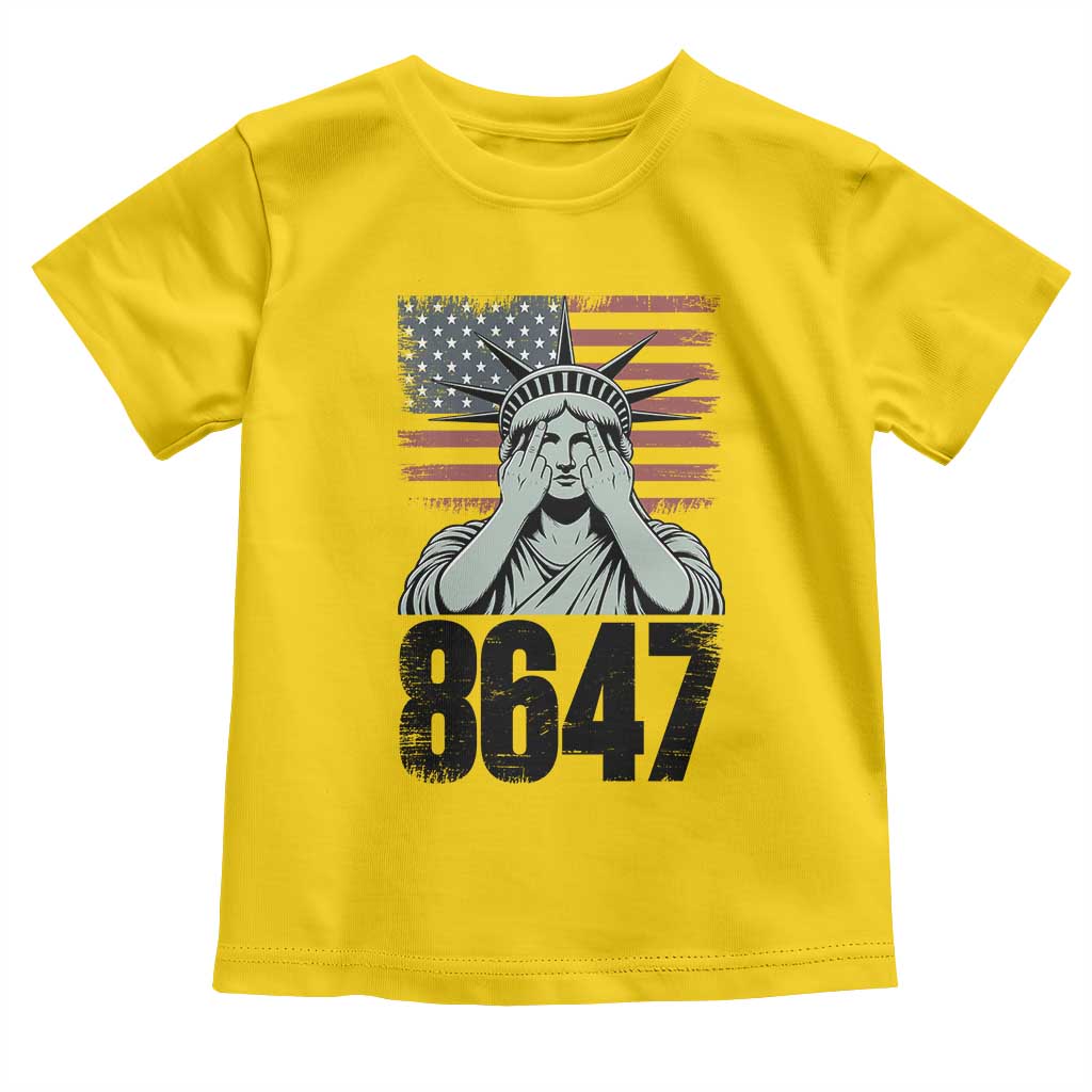 8647 Statue Of Liberty Toddler T Shirt Political Satire Protest Poster Graphic TS12 Daisy Print Your Wear