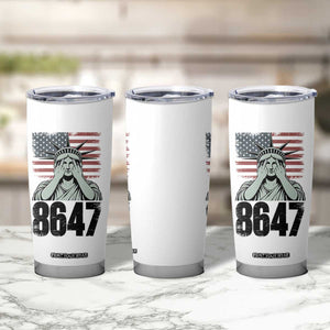 8647 Statue Of Liberty Tumbler Cup Political Satire Protest Poster Graphic TS12 Print Your Wear