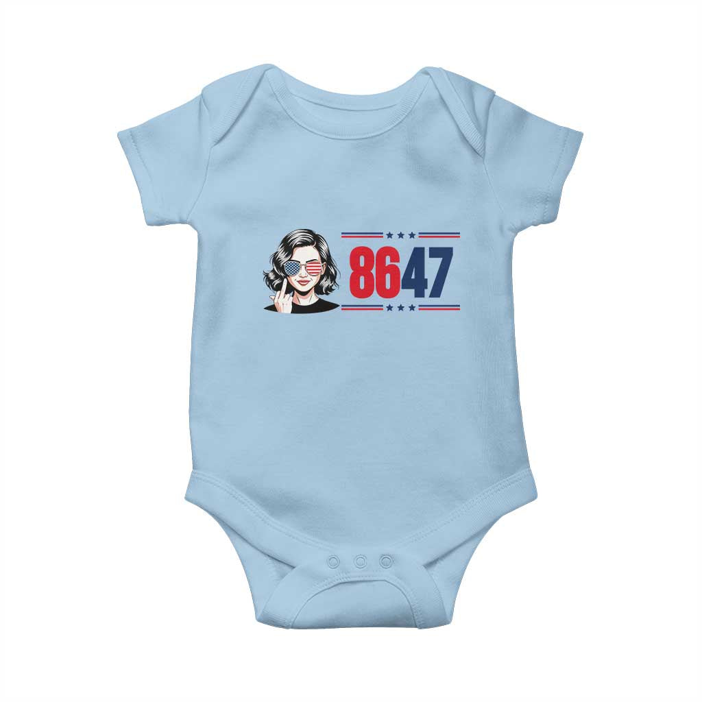 Political Activist 8647 Baby Onesie Freedom Satire Protest Graphic TS12 Light Blue Print Your Wear