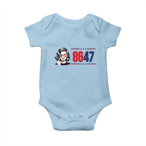 Political Activist 8647 Baby Onesie Freedom Satire Protest Graphic TS12 Light Blue Print Your Wear