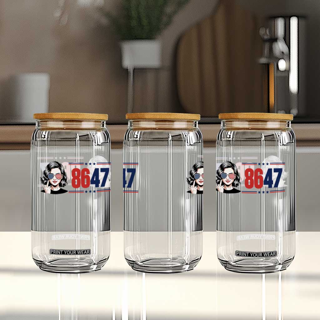 Political Activist 8647 Glass Can Freedom Satire Protest Graphic TS12 Print Your Wear