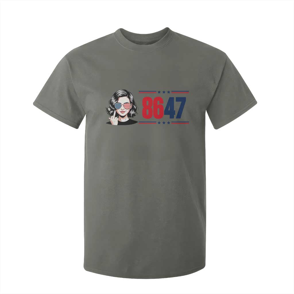 Political Activist 8647 T Shirt For Kid Freedom Satire Protest Graphic TS12 Military Green Print Your Wear