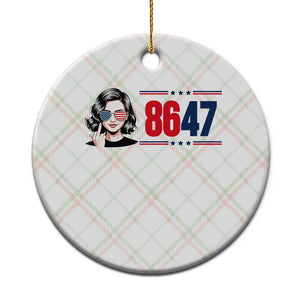 Political Activist 8647 Ceramic Ornament Freedom Satire Protest Graphic TS12 1pc Christmas Plaid Print Your Wear