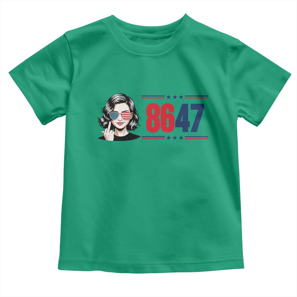 Political Activist 8647 Toddler T Shirt Freedom Satire Protest Graphic TS12 Irish Green Print Your Wear