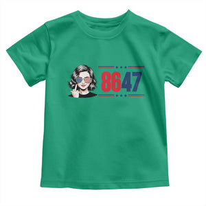 Political Activist 8647 Toddler T Shirt Freedom Satire Protest Graphic TS12 Irish Green Print Your Wear