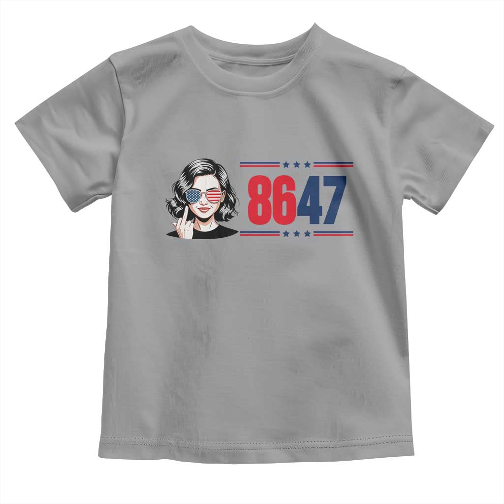 Political Activist 8647 Toddler T Shirt Freedom Satire Protest Graphic TS12 Sport Gray Print Your Wear
