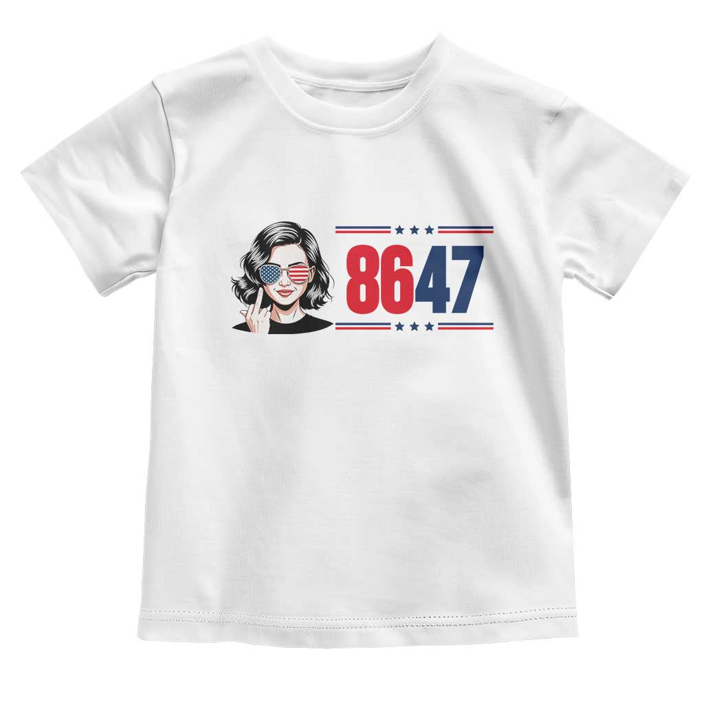 Political Activist 8647 Toddler T Shirt Freedom Satire Protest Graphic TS12 White Print Your Wear